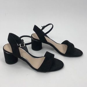 LIKE NEW ZARA BLOCK SHORT HEEL SANDALS SIZE 39